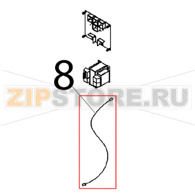 Cavo RJ45-RJ45 Angelo Po FX201G3 Cavo RJ45-RJ45 Angelo Po FX201G3Запчасть на деталировке под номером: 8