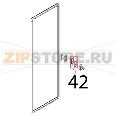 Distanziale Angelo Po FX201G3 Distanziale Angelo Po FX201G3Запчасть на деталировке под номером: 42