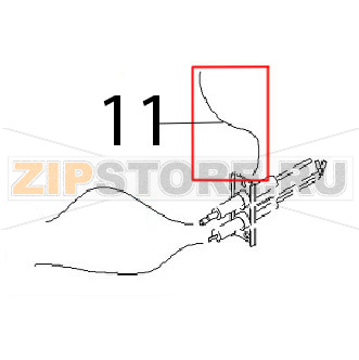 Cavo massa 350 mm Angelo Po FX201G3 Cavo massa 350 mm Angelo Po FX201G3Запчасть на деталировке под номером: 11