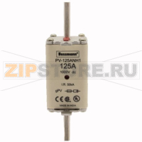 Предохранитель, 125 A, DC 1000 В, 50 кА, NH1, gPV, UL PV, UL, IEC Eaton FUSE 125A 1000V DC PV SIZE