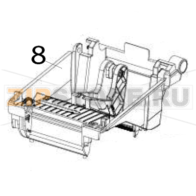 Print mechanism Zebra ZD220 Thermal Transfer Print mechanism Zebra ZD220 Thermal TransferЗапчасть на деталировке под номером: 8