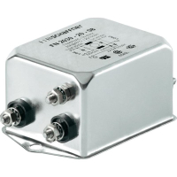 Фильтр 20 А, 1 фаза, 250 В/AC, 4 мГн, 85x54x30.3 мм, 1 шт Schaffner FN2030-20-06