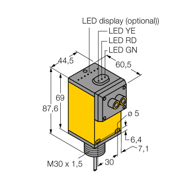 Датчик фотоэлектрический Turck Q45AD9FP W/30 
