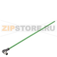 IE Connecting Cable M12-90/M12-90, pre-assembled IE FC Trailing Cable GP, with 2 M12 connectors (D-coded) length 0.3 m Siemens 6XV1870-8GE30