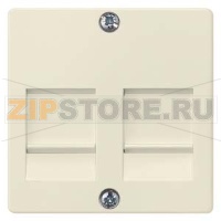 DELTA I-SYSTEM ЭЛЕКТРИЧЕСКИЙ БЕЛЫЙ НАКЛАДКА СО ШТОРКАМИ ДЛЯ JACK/PLUG РАЗЪЕМОВ Siemens 5TG2057