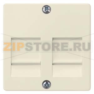 DELTA I-SYSTEM ЭЛЕКТРИЧЕСКИЙ БЕЛЫЙ НАКЛАДКА СО ШТОРКАМИ ДЛЯ JACK/PLUG РАЗЪЕМОВ Siemens 5TG2057 