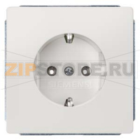 DELTA STYLE ТИТАНОВО-БЕЛЫЙ РОЗЕТКА SCHUKO 10A DC/16А AC250В ЭЛ.-МЕХАНИЧ. ЧАСТЬ БЕЗ ЛАПОК Siemens 5UB1853-0KK
