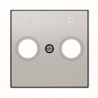 Накладка для TV-R розетки, серебристый алюминий ABB 2CLA855000A1301