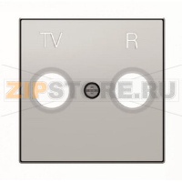 Накладка для TV-R розетки, серебристый алюминий ABB 2CLA855000A1301