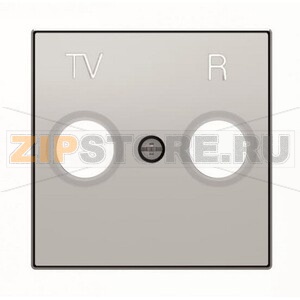 Накладка для TV-R розетки, серебристый алюминий ABB 2CLA855000A1301 