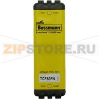 Предохранитель, 60 A, AC 600 В, DC 300 В, 300 кА, 26x29x55 мм, CF, J, 1P, UL, CSA, с задержкой Eaton