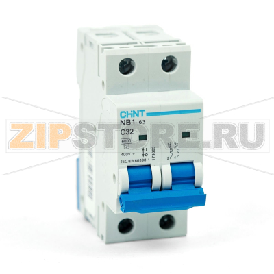 Выключатель автоматический 32 А, 6 кА, 2 полюса Chint NB1-63 
