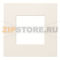 Рамка одноместная, двухмодульная, альпийский белый ABB 2CLA227110N1101