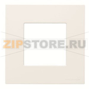 Рамка одноместная, двухмодульная, альпийский белый ABB 2CLA227110N1101 