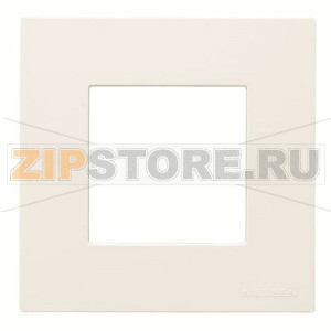 Рамка одноместная, двухмодульная, альпийский белый ABB 2CLA227110N1101 