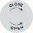 ETICHETTA CLOSE/OPEN BC18