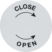 ETICHETTA CLOSE/OPEN BC18