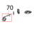 Temperature probe PT100, L1000 Unox XVC 205E