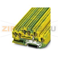 Проходные клеммы Phoenix Contact STTB 2,5-TWIN-PE