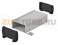 Корпус закрытый, 106x52x200 мм, с пластмассовыми крышками Bopla ELP 1050-0200 DW