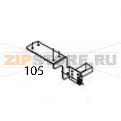 Hinge plate (R) Sato SG112-ex Hinge plate (R) Sato SG112-exЗапчасть на деталировке под номером: 105Название запчасти на английском языке: Hinge plate (R) Sato SG112-ex.
