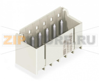 Вилка THT; 1.4 mm O solder pin; прямые; Шаг контактов 5 мм; 6-пол.; светло-серые Wago 2092-1406