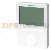 RDG405KN - Комнатный термостат для управления температурой и каеством воздуха с KNX, AC 24 В, системы VAV для нагрева и охлаждения Siemens RDG405KN