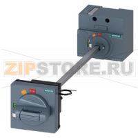 door mounted rotary operator standard NEMA type 1, 3R, 12, 4/4X with door interlock 24V DC lighting kit and door open position accessory for: 3VA4/5 125 Siemens 3VA9137-0FK33