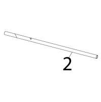 Door handle Zanolli Synthesis 12/80 VE