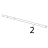 Door handle Zanolli Synthesis 12/80 VE