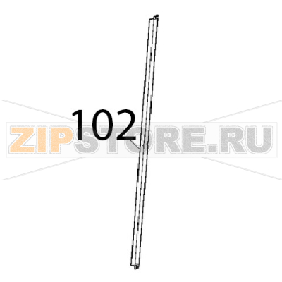 Lamiera reggi srocco Unox XVC 1005EP Lamiera reggi srocco Unox XVC 1005EPЗапчасть на деталировке под номером: 102