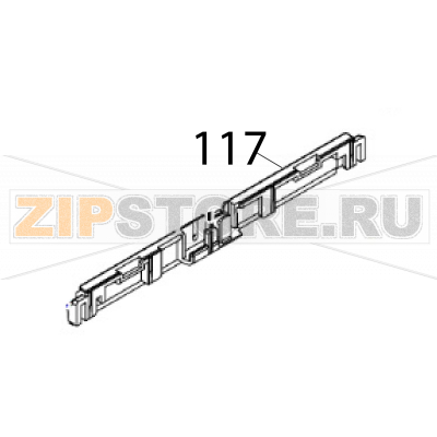 Cutter paper guide (lower) Sato CT408LX DT Cutter paper guide (lower) Sato CT408LX DTЗапчасть на деталировке под номером: 117Название запчасти на английском языке: Cutter paper guide (lower) Sato CT408LX DT.