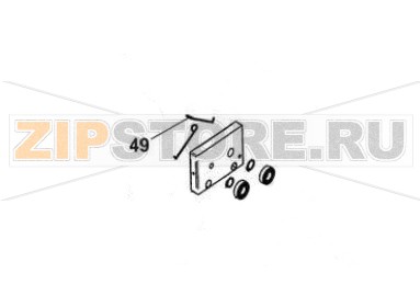 Пружина  Fimar FI/42   Пружина для тестораскаточной машины Fimar FI/42Запчасть на деталировке под номером: 49Количество запчастей в комплекте: 1Оригинальное название запчасти Fimar: Spring