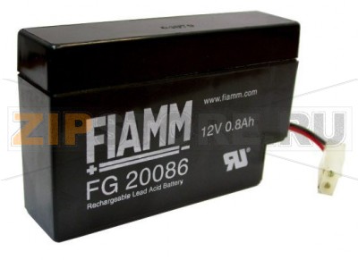 FIAMM FG 20086 Герметичные необслуживаемые аккумуляторы (АКБ) FIAMM FG 20086 Напряжение - 12 В; Емкость - 0,8 Ач; Габариты: длина 96 мм, ширина 25 мм, высота 62 мм, вес: 0,35 кг