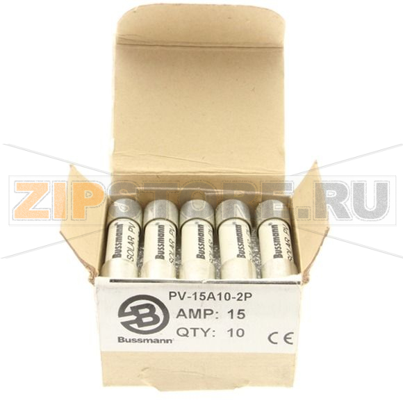 Предохранитель, 15 A, DC 1000 В, 50 кА, IEC 60269-6 type A, 10x38 мм, gPV, IEC Eaton 15AMP 1000V 