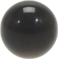KNOB ROUND BLACK PL 40 M8 ELESA