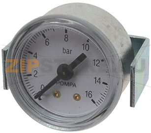 MANOMETRO POMPA ø 41 mm 0÷16 bar 
