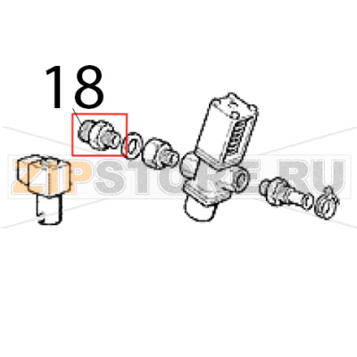Mutter Scotsman EC 126 AS Mutter Scotsman EC 126 ASЗапчасть на деталировке под номером: 18