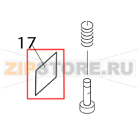 Head pressure label Toshiba TEC B-852-TS12-CN