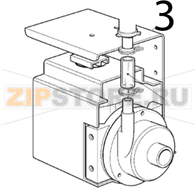 Pumpenträger Scotsman EC 126 AS Pumpenträger Scotsman EC 126 ASЗапчасть на деталировке под номером: 3