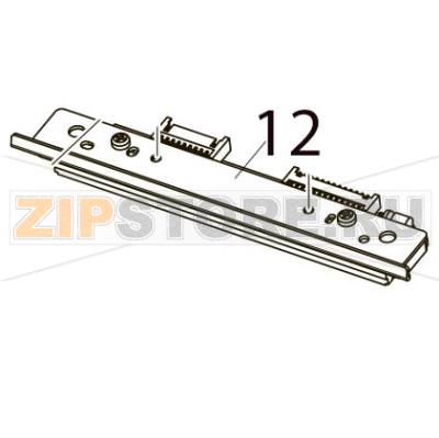 Print head ass&#039;y Toshiba TEC SP40II Print head ass'y Toshiba TEC SP40IIЗапчасть на деталировке под номером: 12