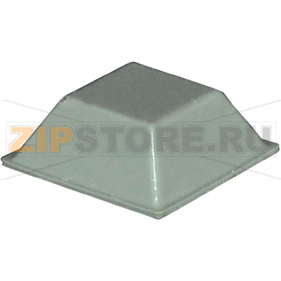 Ножка приборная 20.5х20.5х7.5 мм, клейкая, серая, 1 шт Toolcraft PD2205G 