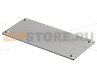 Крышка, 2 mm, алюминий, прозрачно анодированный Bopla F 1048 D