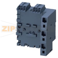 3-фазная система ввода питания, ввод справа, для 2-х авт. выключателей типоразмеров S00 И S0 Siemens 3RV2917-1E