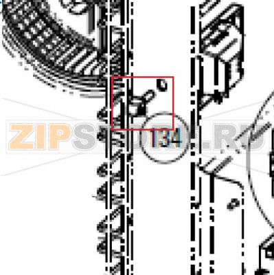 Closing pin 6303-020022 Tecnoinox EFM06DS Closing pin 6303-020022 Tecnoinox EFM06DSЗапчасть на деталировке под номером: 134Название запчасти Tecnoinox на английском языке: Closing pin 6303-020022 Tecnoinox EFM06DS