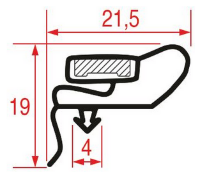 УПЛОТНЕНИЕ ДВЕРИ 1760x718ММ LIEBHERR 7109403