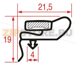 УПЛОТНЕНИЕ ДВЕРИ 1760x718ММ LIEBHERR 7109403 