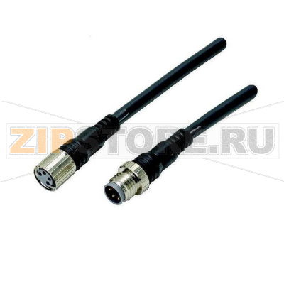 Кабель с разъемом М8 Omron XS3W-M421-401-PR 