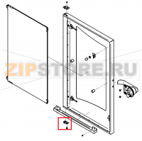 Hinge plate for bottom of door P3 CONVOTHERM OES 10.10  