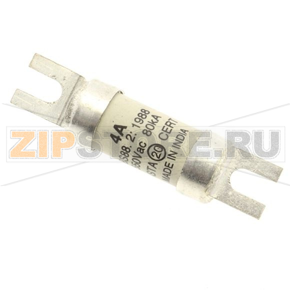 Предохранитель, 4 A, AC 550 В, 80 кА, BS88/A1, 14x55 мм, gL/gG, BS Eaton 4AMP 550V AC BS88 FUSE 